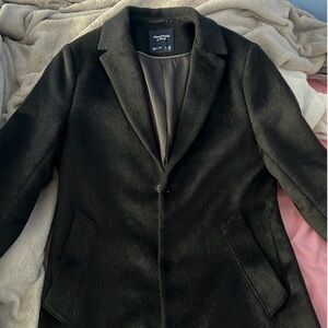Abercrombie and Fitch Double Breasted Wool Peacoat